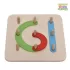 Wooden letter constructor