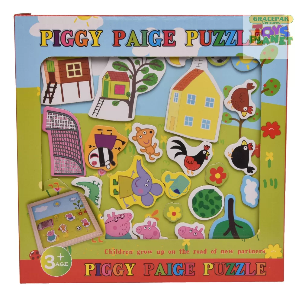 Wooden Piggy Paige Puzzle 1