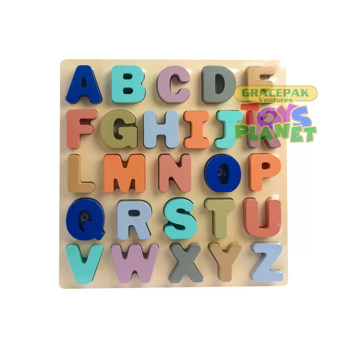 Wooden Alphabet Board