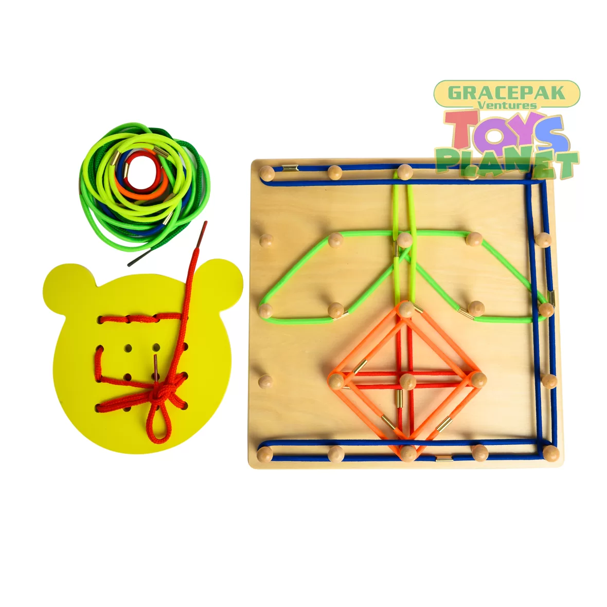 Wooden Lacing Educational Toy