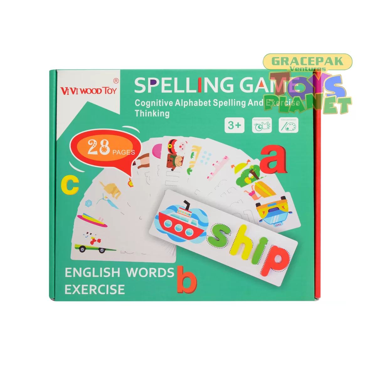 Wooden Spelling Game