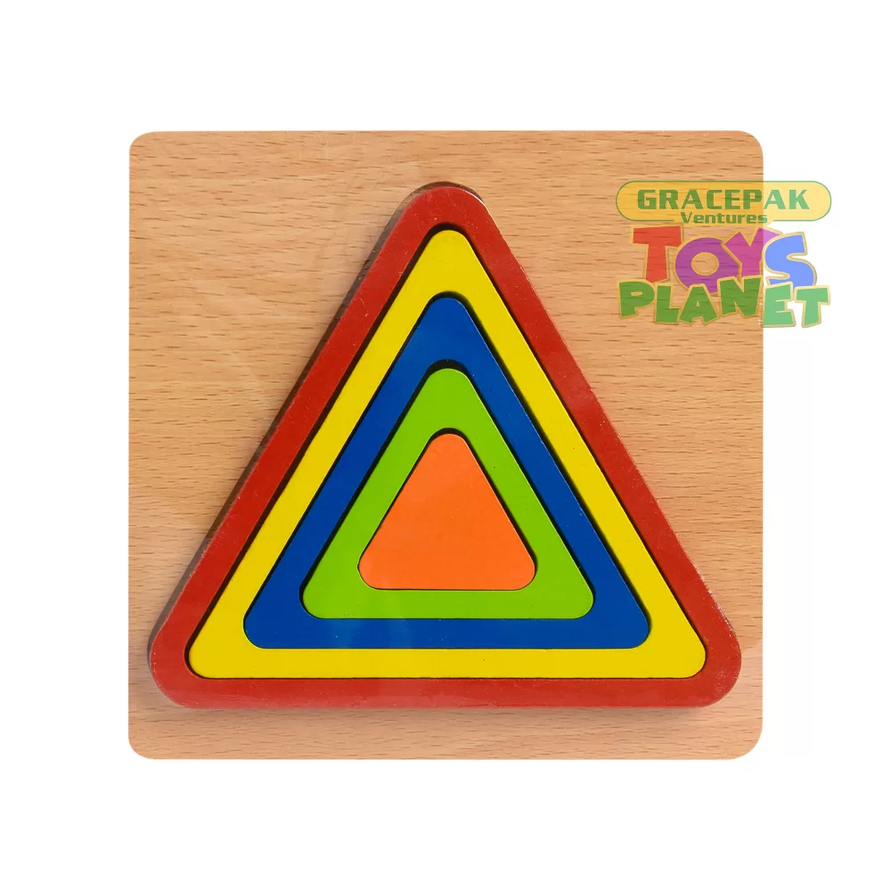 Wooden Geometric Shapes Puzzle