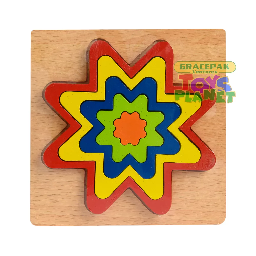 Wooden Shapes Educational Toy 4