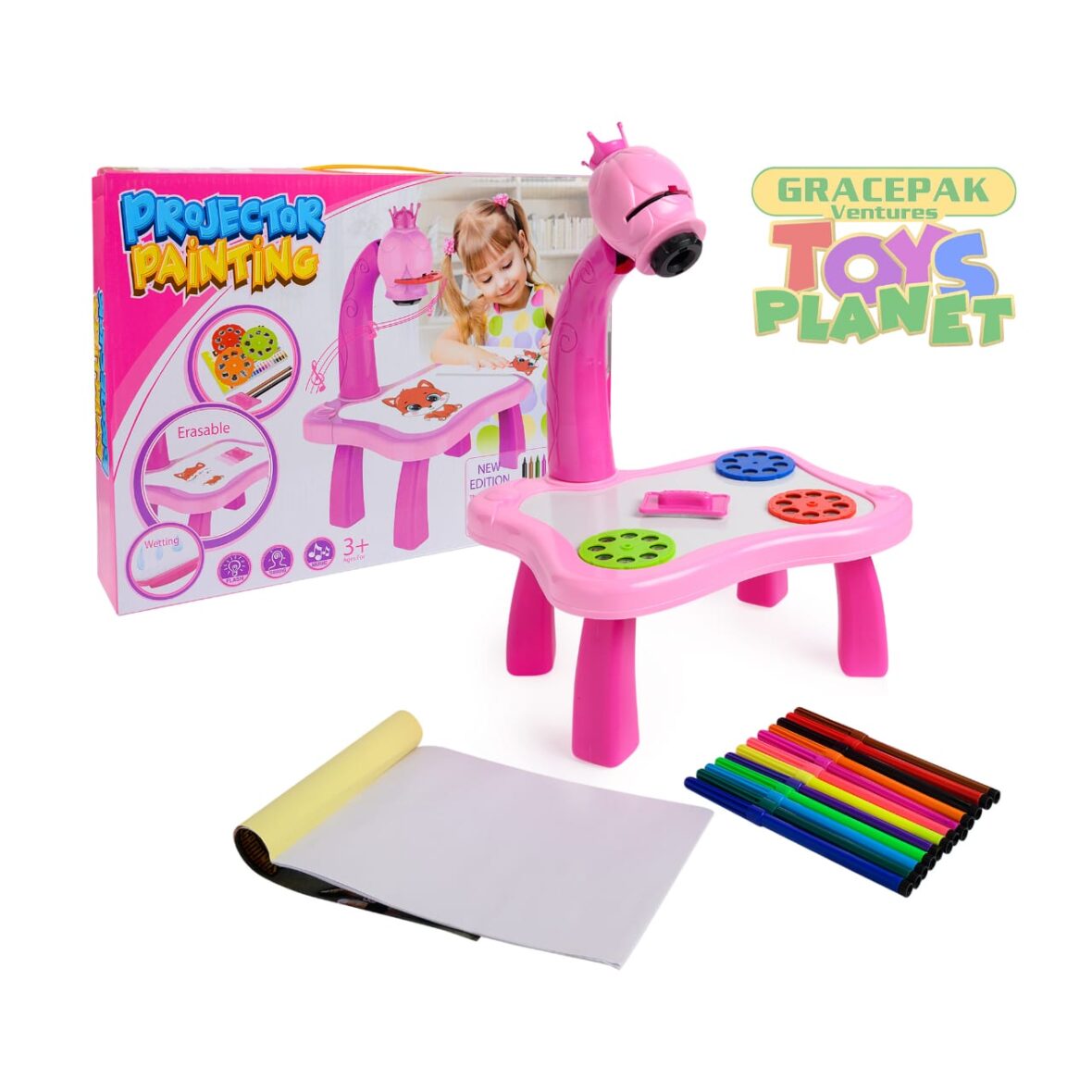 Kids Projector Painting Set