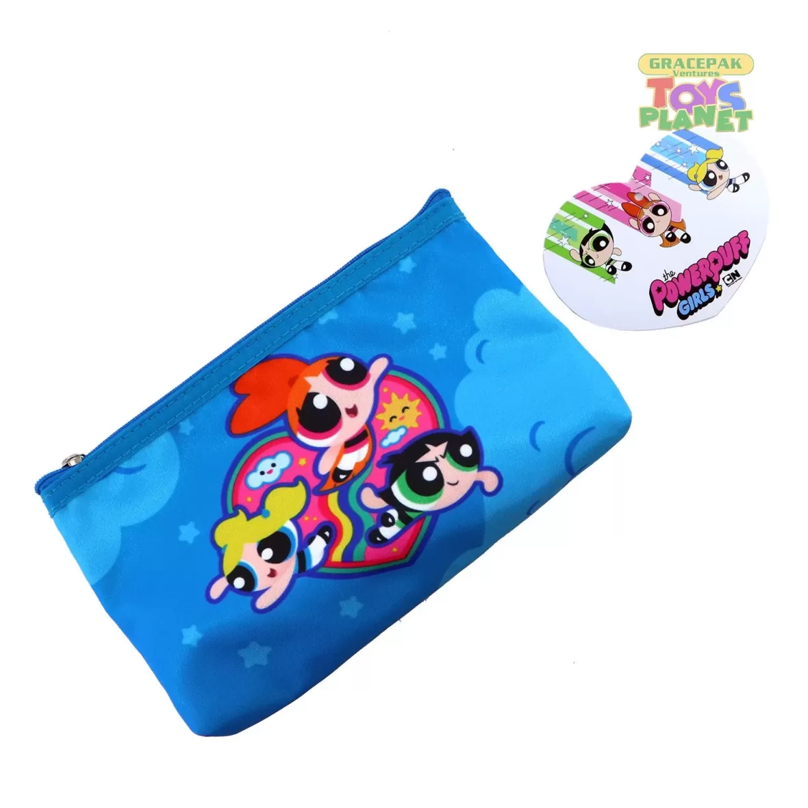 CN_Power Puff Girls_Cosmetic Bag with Free Mirror Attached _3
