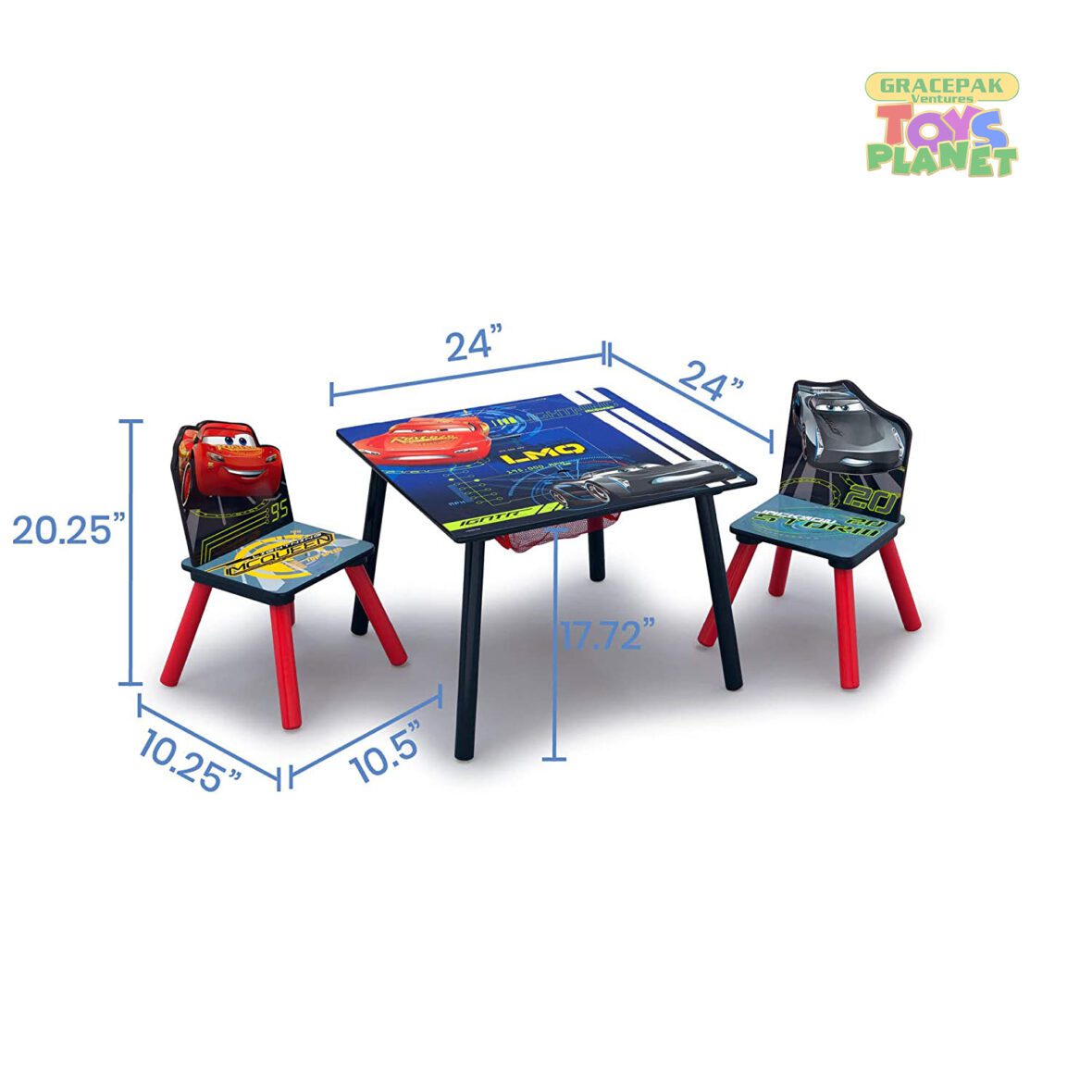 Delta Furniture_Cars Table and Chair Set with Storage_1
