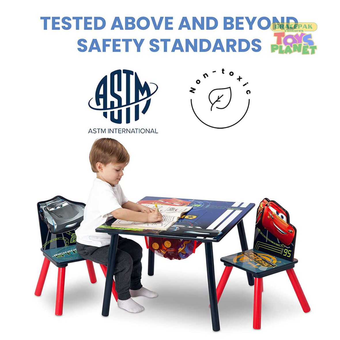 Delta Furniture_Cars Table and Chair Set with Storage_4