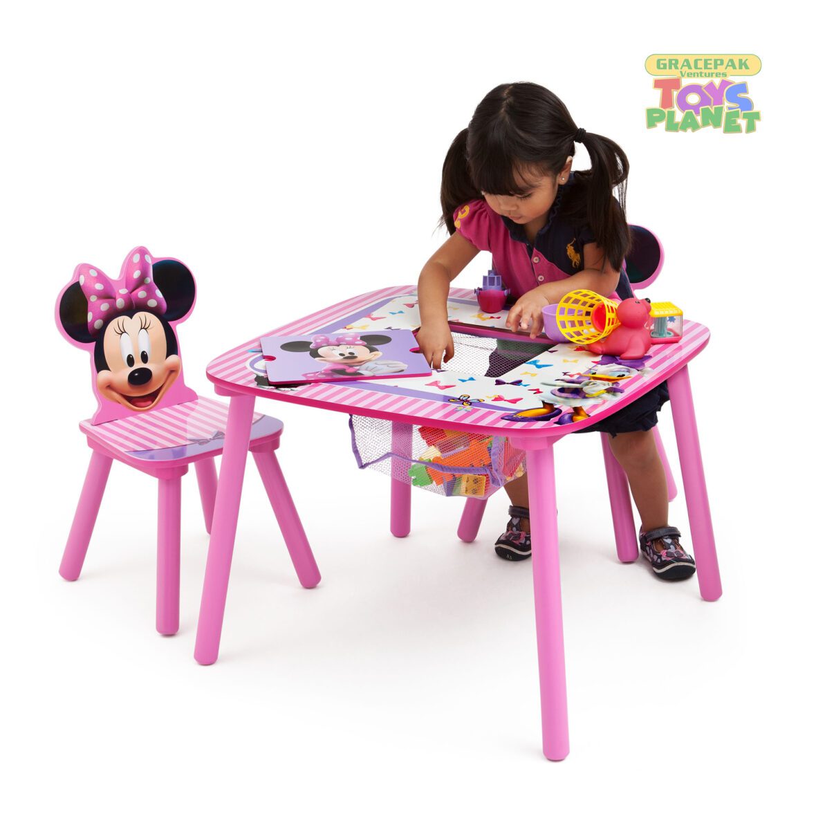 Delta Furniture_Minnie Mouse 2 Chairs and Storage Table Set_5