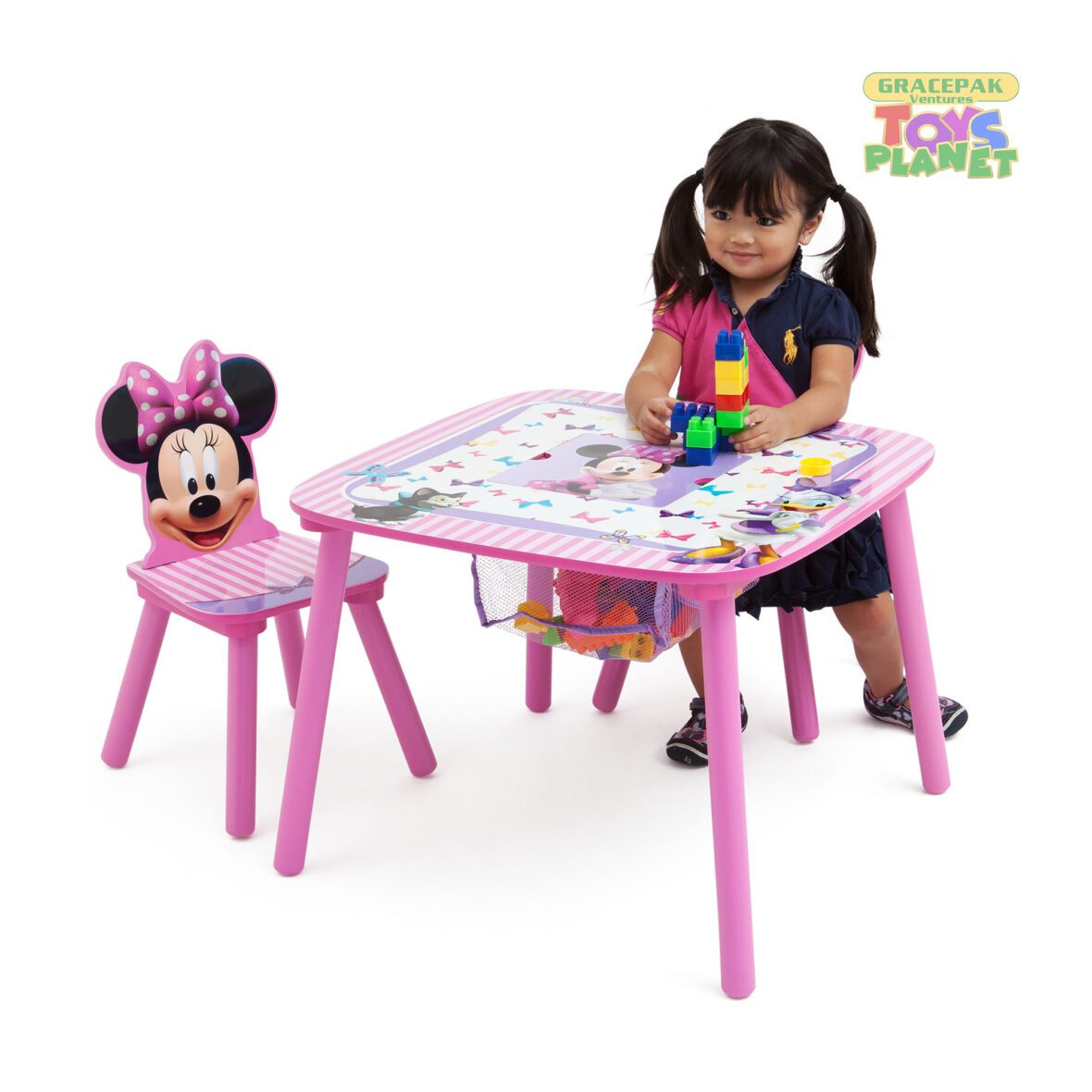 Delta Furniture_Minnie Mouse 2 Chairs and Storage Table Set_6