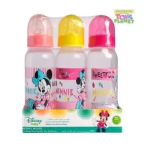 Disney_BPA Free Baby Feeding Bottle 9oz, 0+ Months, Pack of 3, 260ml - Minnie Mouse _1