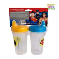 Disney_BPA Free Baby Sippy Cup, 12 Months+, 300ml, Pack of 2 - Batman or Superman_1