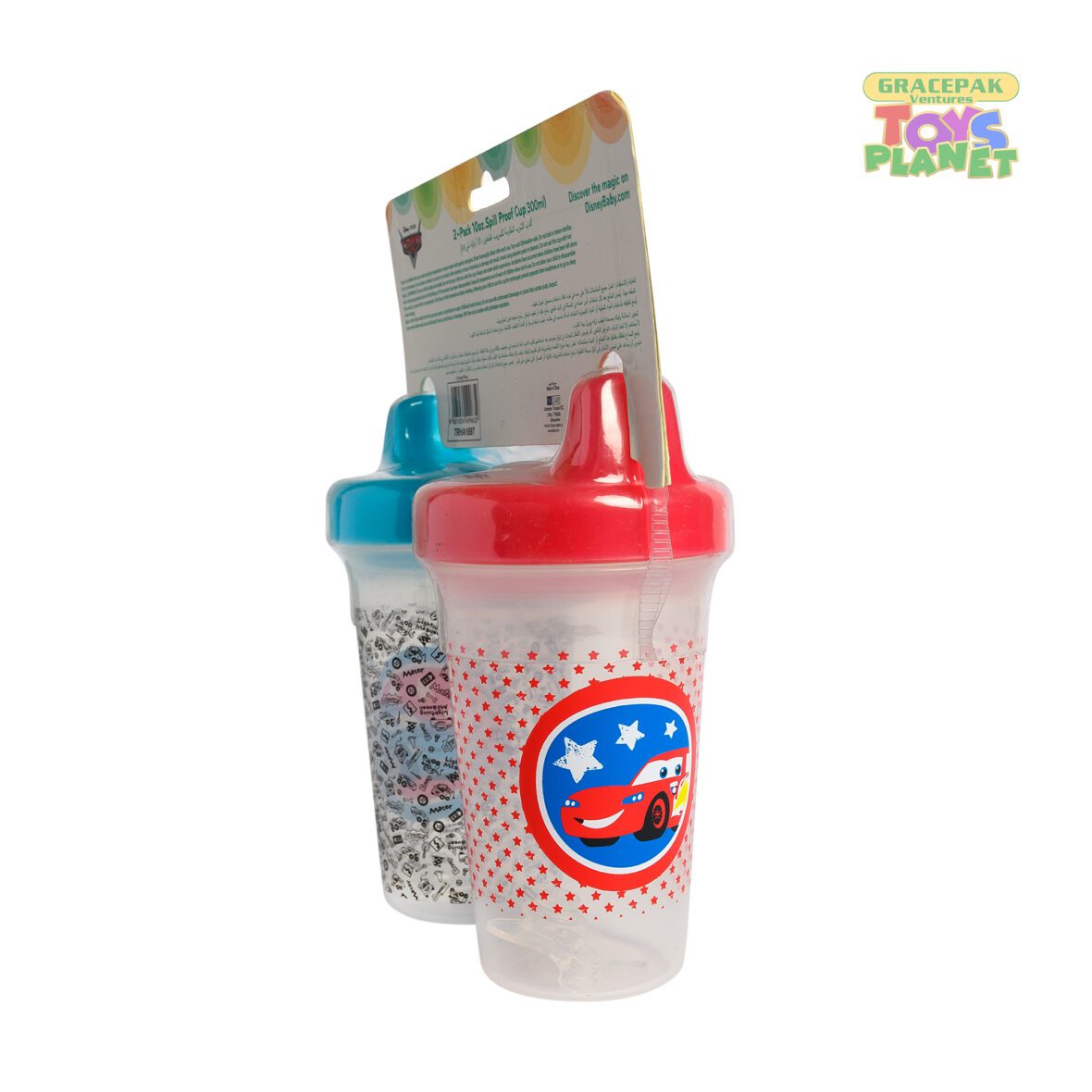 Disney_BPA Free Baby Sippy Cup, 12 Months+, 300ml, Pack of 2 – Cars_2