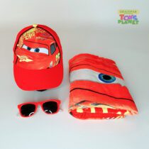 Disney_Lightning McQueen 4in1 Beach Set - Bag , Towel , Caps _ Sunglasses_5