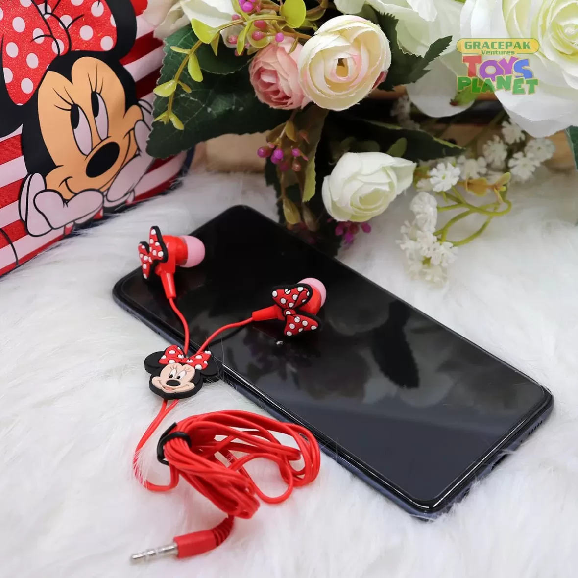 Disney_Minnie Mouse Ear Phones_Red_2