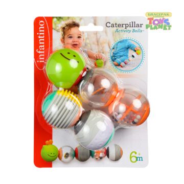 Infantino Caterpillar Activity Balls