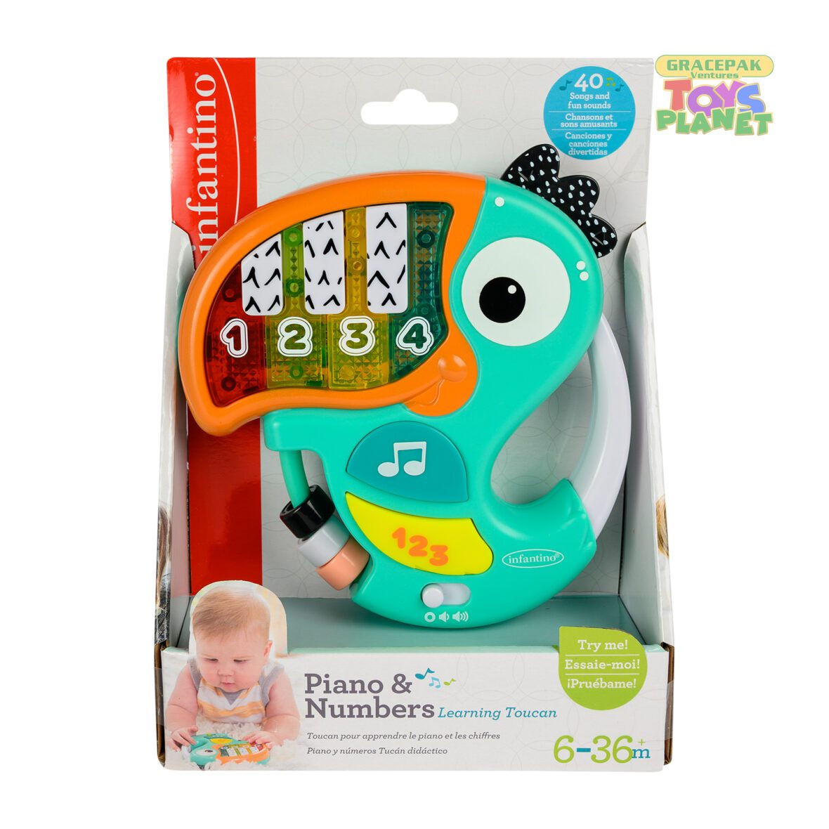 Piano n Numbers Learning Toucan