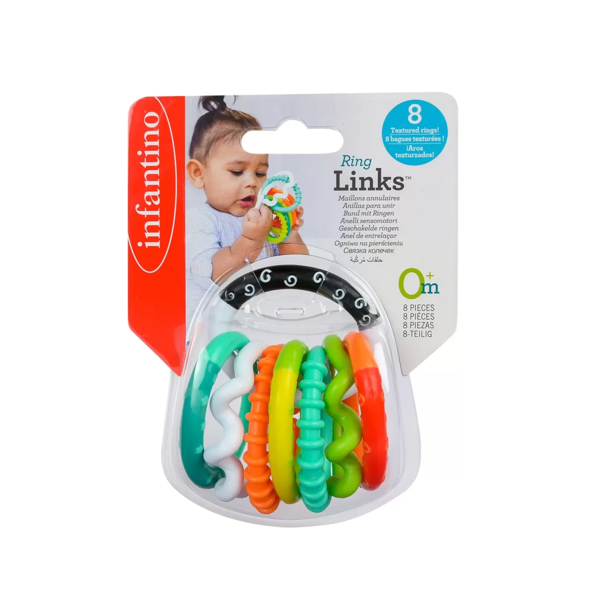 Infantino_Textured Ring Links_1