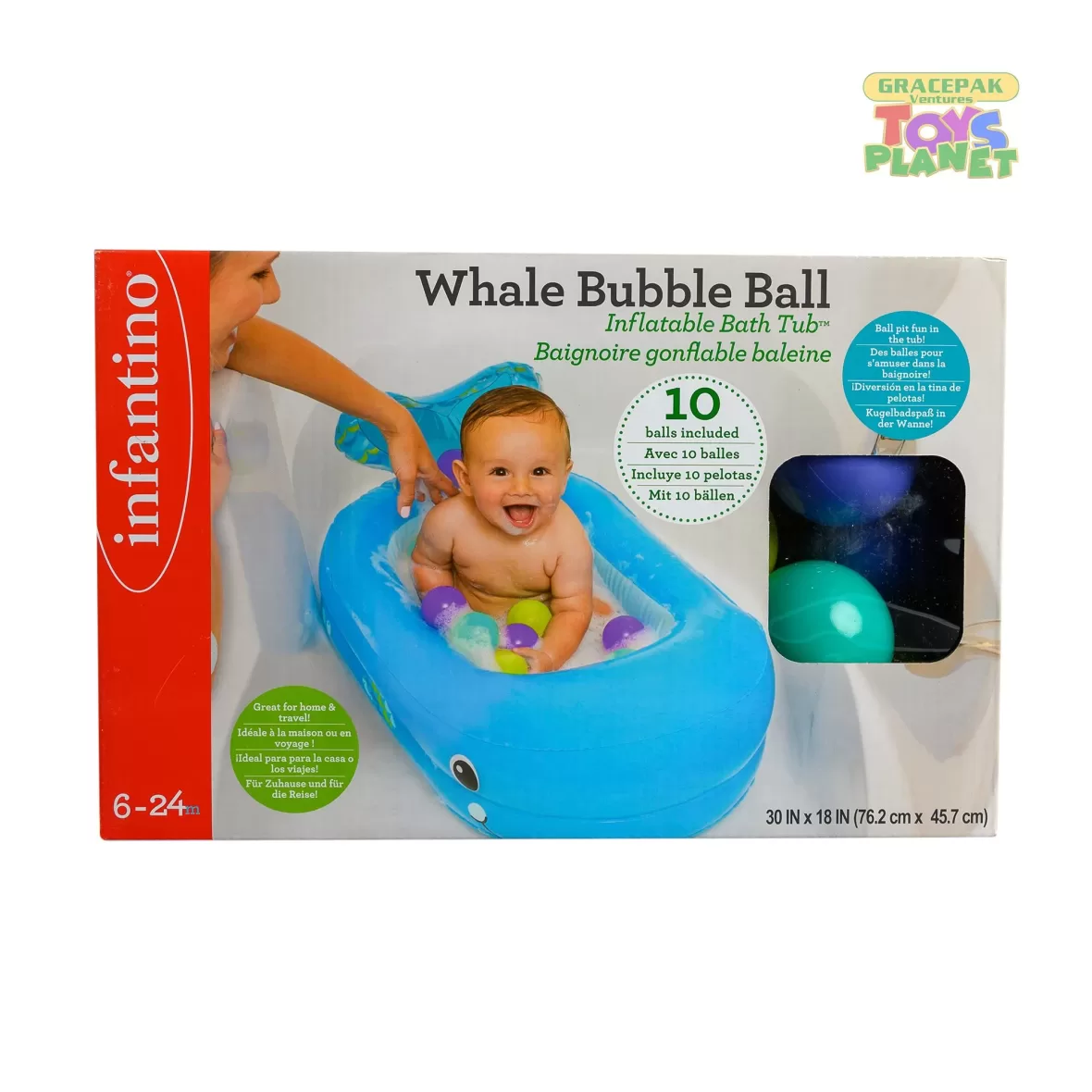Whale Inflatable Bath Tub