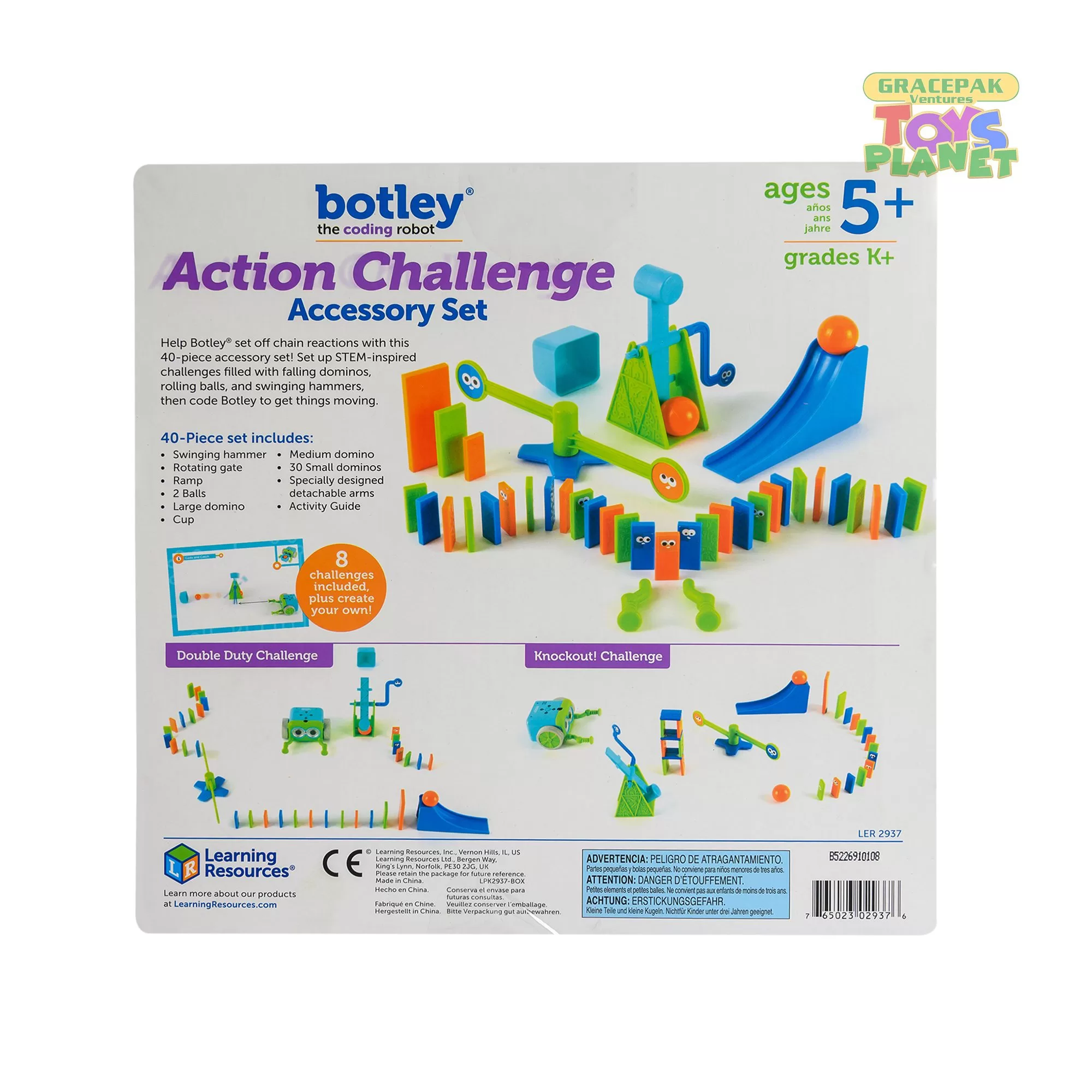 Action Challenge Accessory Set for Botley The Coding Robot