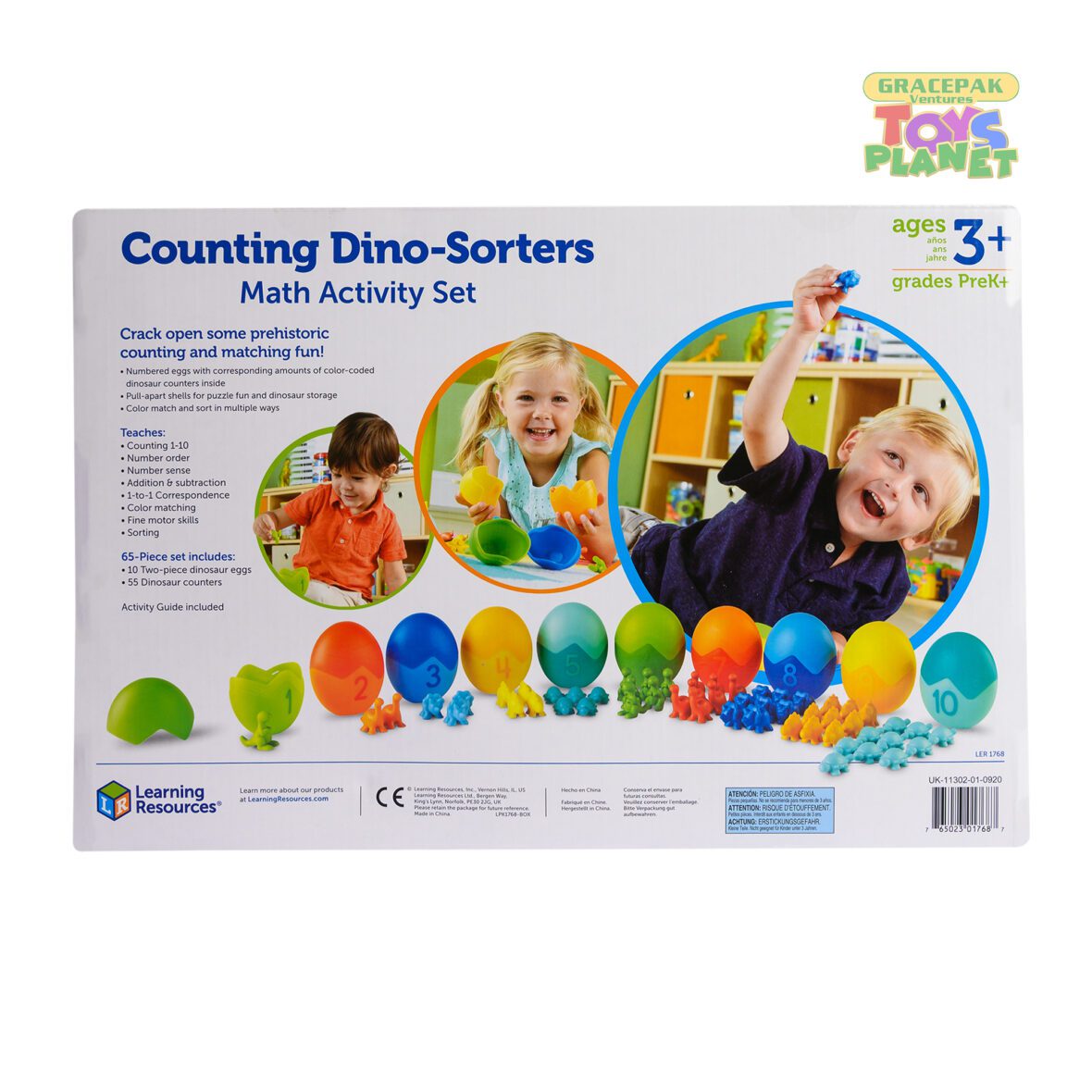 Learning Resources_Counting Dino-Sorters Maths Activity Set_3
