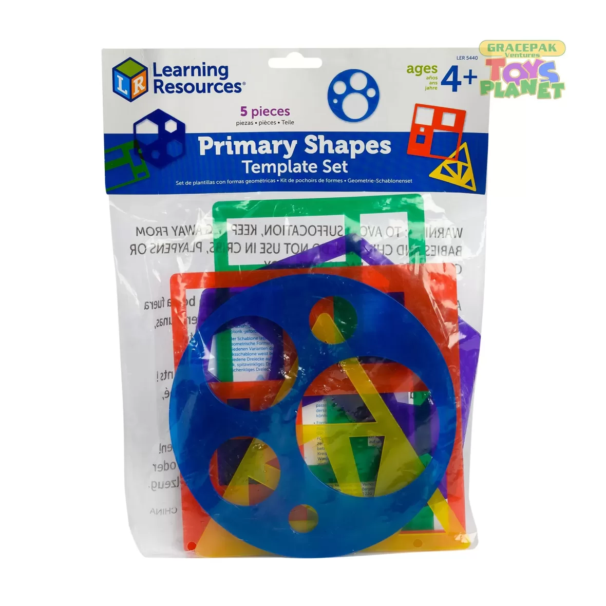 Primary Shapes Template Set