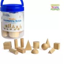 Learning Resources_Wooden Geometric Solids, Set of 12_1