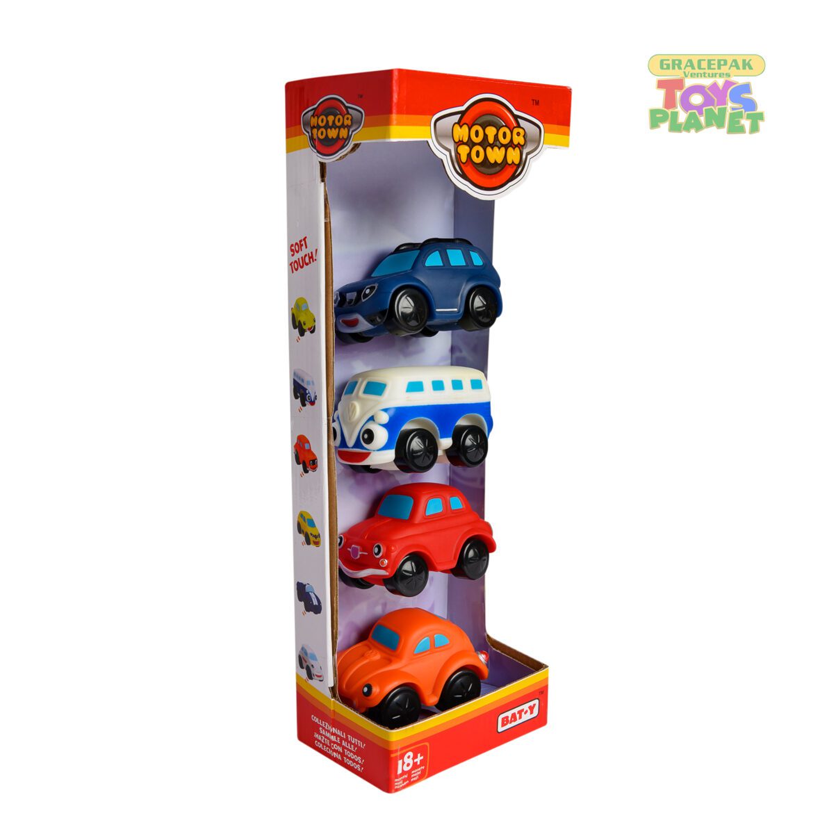 MOTORTOWN 4 Cars Pack-2 Assorted_1