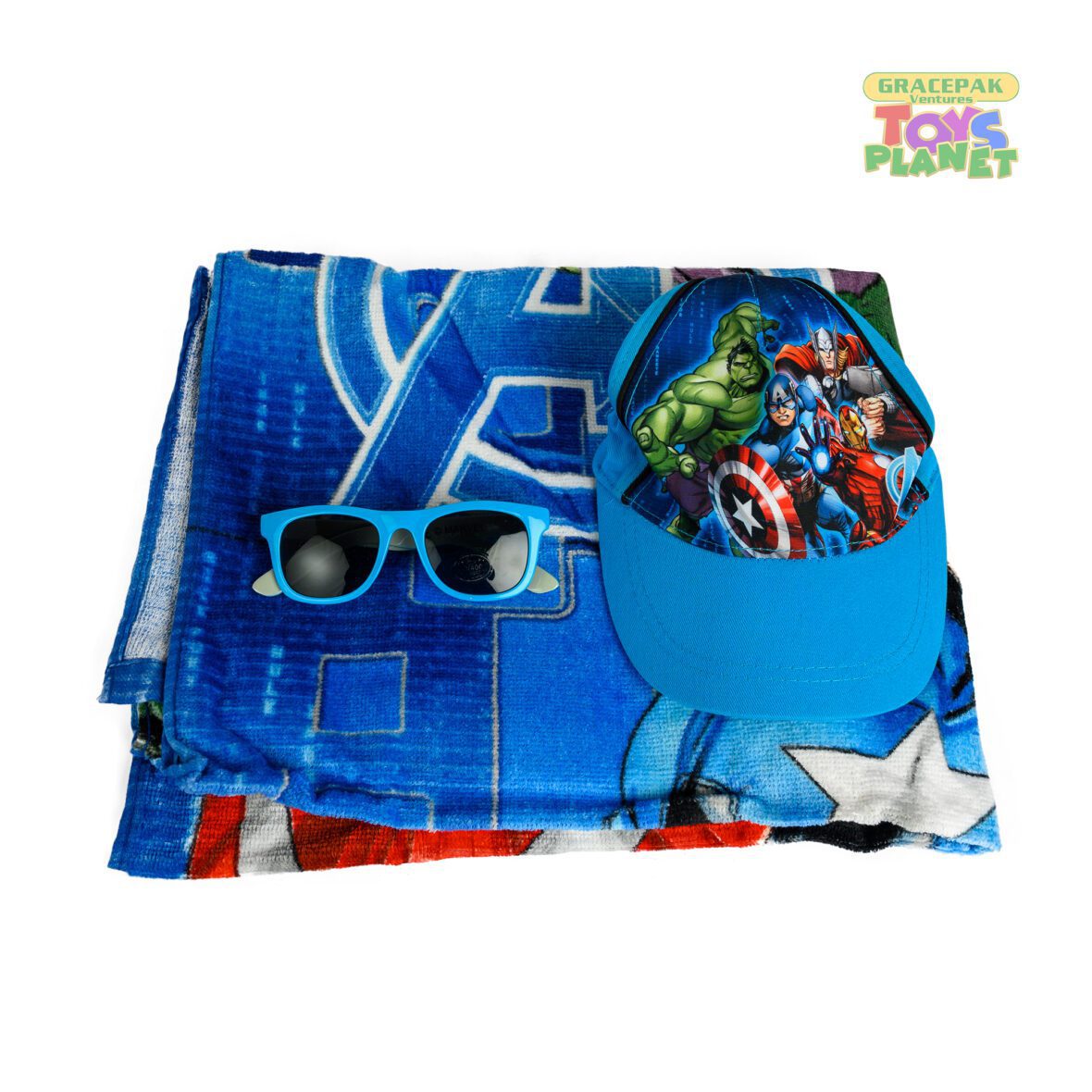 Marvel_Avengers 4in1_Beach Set – Bag , Towel , Caps _ Sunglasses_2