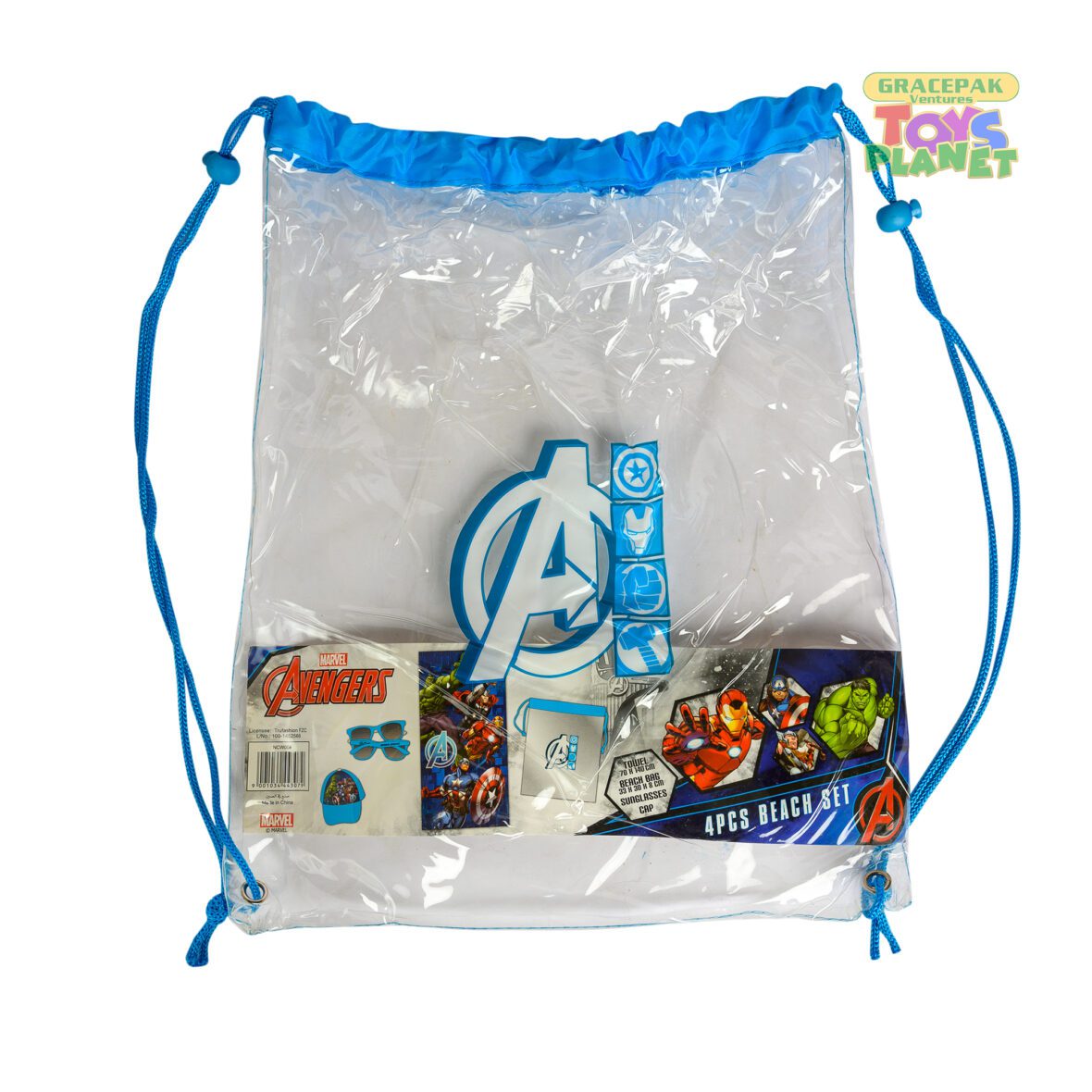 Marvel_Avengers 4in1_Beach Set – Bag , Towel , Caps _ Sunglasses_3