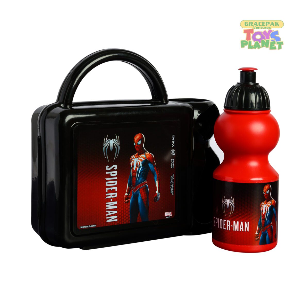 Spiderman Lunch Box + Bottle