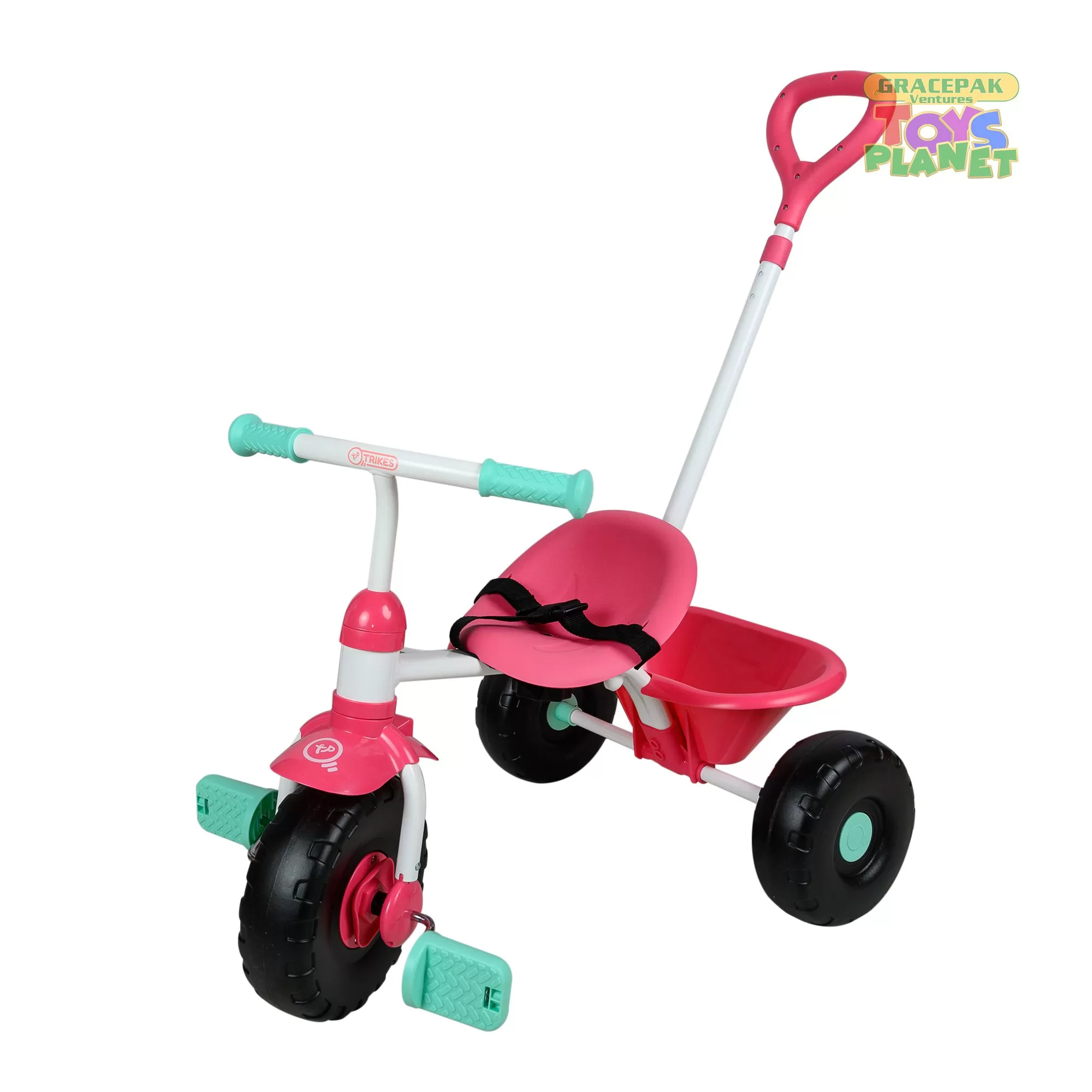Trike 2 in 1 Bubblegum Pink Gracepak Ventures Toys Planet