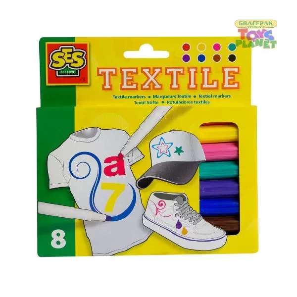 Textile Markers 8 Pack