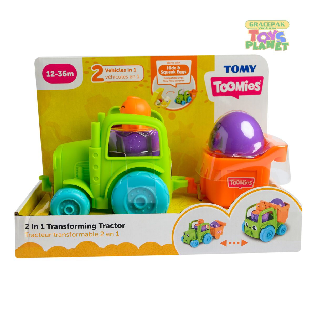 Tomy Toomies 2-in-1 Transforming Tractor