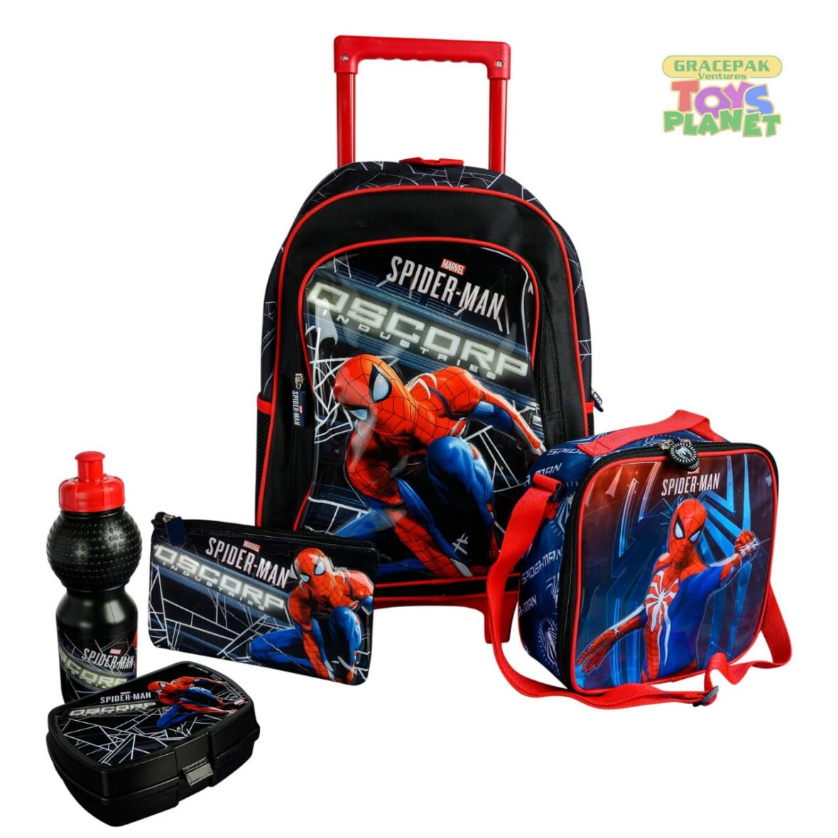 Spiderman 5-in-1 School Bag Set